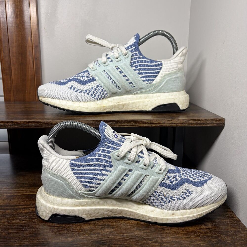 Size 4.5 - Adidas Ultraboost 6.0 DNA Non Dyed Crew Blue (GS) (6-6.5W) - Picture 2 of 6